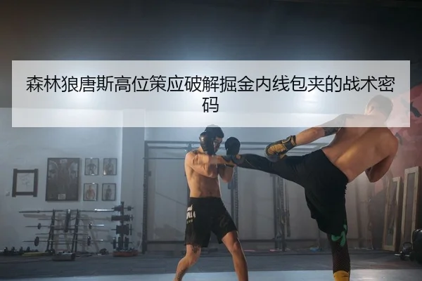 森林狼唐斯高位策应破解掘金内线包夹的战术密码